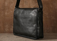Genuine Leather Mens Cool Shoulder Bag Messenger Bag Chest Bag Bike Bag Cycling Bag for men - imessengerbags