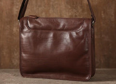 Genuine Leather Mens Cool Shoulder Bag Messenger Bag Chest Bag Bike Bag Cycling Bag for men - imessengerbags
