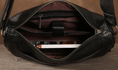Genuine Leather Mens Cool Shoulder Bag Messenger Bag Chest Bag Bike Bag Cycling Bag for men - imessengerbags