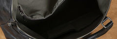 Genuine Leather Mens Travel Bag Cool Messenger Bag Shoulder Bag Handbag Weekender Bag for Men - imessengerbags