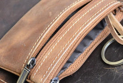 Genuine Leather Mens Wallet Cool Short Card Coin Holder Wallet Purse for Mens - imessengerbags