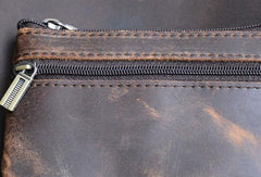 Genuine Leather Mens Wallet Cool Short Card Coin Holder Wallet Purse for Mens - imessengerbags