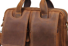 VINTAGE LEATHER MENS LARGE BRIEFCASES BUSINESS BRIEFCASEs COOL SHOULDER BAG HANDBAGS FOR MEN - imessengerbags