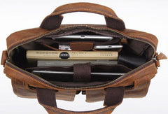 VINTAGE LEATHER MENS LARGE BRIEFCASES BUSINESS BRIEFCASEs COOL SHOULDER BAG HANDBAGS FOR MEN - imessengerbags