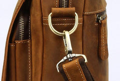 VINTAGE LEATHER MENS LARGE BRIEFCASES BUSINESS BRIEFCASEs COOL SHOULDER BAG HANDBAGS FOR MEN - imessengerbags