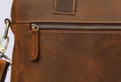 VINTAGE LEATHER MENS LARGE BRIEFCASES BUSINESS BRIEFCASEs COOL SHOULDER BAG HANDBAGS FOR MEN - imessengerbags