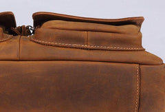 VINTAGE LEATHER MENS LARGE BRIEFCASES BUSINESS BRIEFCASEs COOL SHOULDER BAG HANDBAGS FOR MEN - imessengerbags