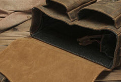 Vintage Mens Leather Camera Bag Small Messenger Bag Cross Body Bag For Men - imessengerbags