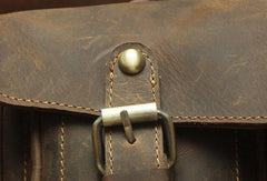 Vintage Mens Leather Camera Bag Small Messenger Bag Cross Body Bag For Men - imessengerbags
