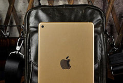 Cool Mens Leather Small Messenger Bag Vintage CrossBody Bag Handbags Shoulder Bag For Men