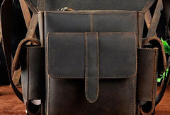 Vintage Mens Leather Biker Drop Leg Bag Messenger Bag Waist Bag Belt Pouches For Men