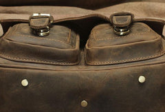 Vintage Mens Leather Camera Bag Small Messenger Bag Cross Body Bag For Men - imessengerbags