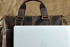 Cool Mens Leather Briefcase Cool Business Briefcases Vintage Shoulder Bag For Men - imessengerbags