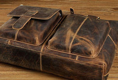 Cool Mens Leather Briefcase Cool Business Briefcases Vintage Shoulder Bag For Men - imessengerbags