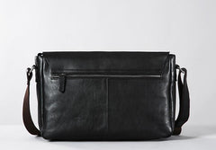 Genuine Vintage Leather Mens Cool Shoulder Bag Messenger Bag Chest Bag Bike Bag Cycling Bag for men