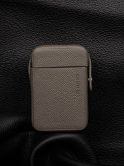 Classic Black Leather Mens 20pcs Cigarette Holder Cases Gray Cigarette Case for Men