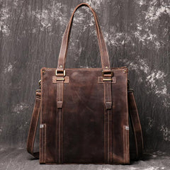 Handmade Brown LEATHER Mens/Womens Tote Messenger Tote Bag Tote HandBag Shoulder Bag For Men