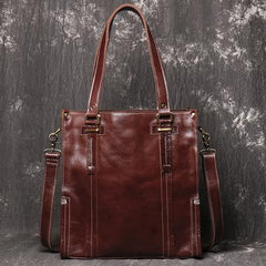 Handmade Brown LEATHER Mens/Womens Tote Messenger Tote Bag Tote HandBag Shoulder Bag For Men