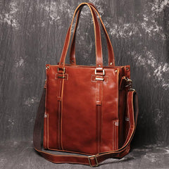 Handmade Brown LEATHER Mens/Womens Tote Messenger Tote Bag Tote HandBag Shoulder Bag For Men