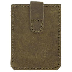 Leather Mens Card Holder Wallets Handmade Leather Card Holder Slim Card Wallet for Men