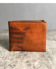 Cool Leather Mens Black Bifold billfold Wallets Small Wallet U.S. Map Wallets Front Pocket Wallet for Men - imessengerbags