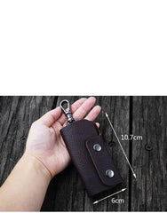 Handmade Leather Mens Key Holders Key Wallet With Belt Clip Key Holder Wallet for Men