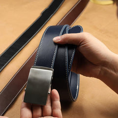 Handmade Mens Coffee Leather Belts PERSONALIZED Handmade Black Leather Belt for Men