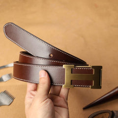 Handmade Mens Blue Leather Leather Belts PERSONALIZED Leather Belt for Men