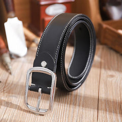 Handmade Mens Coffee Leather Belts PERSONALIZED Fashion Coffee Leather Belt for Men