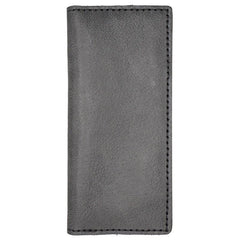 Handmade Slim Leather Mens Bifold Long Wallets Checkbook Wallet Lots Cards Long Wallet for Men