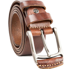 Handmade Cool Leather Mens Belt Leather Belt for Men - imessengerbags