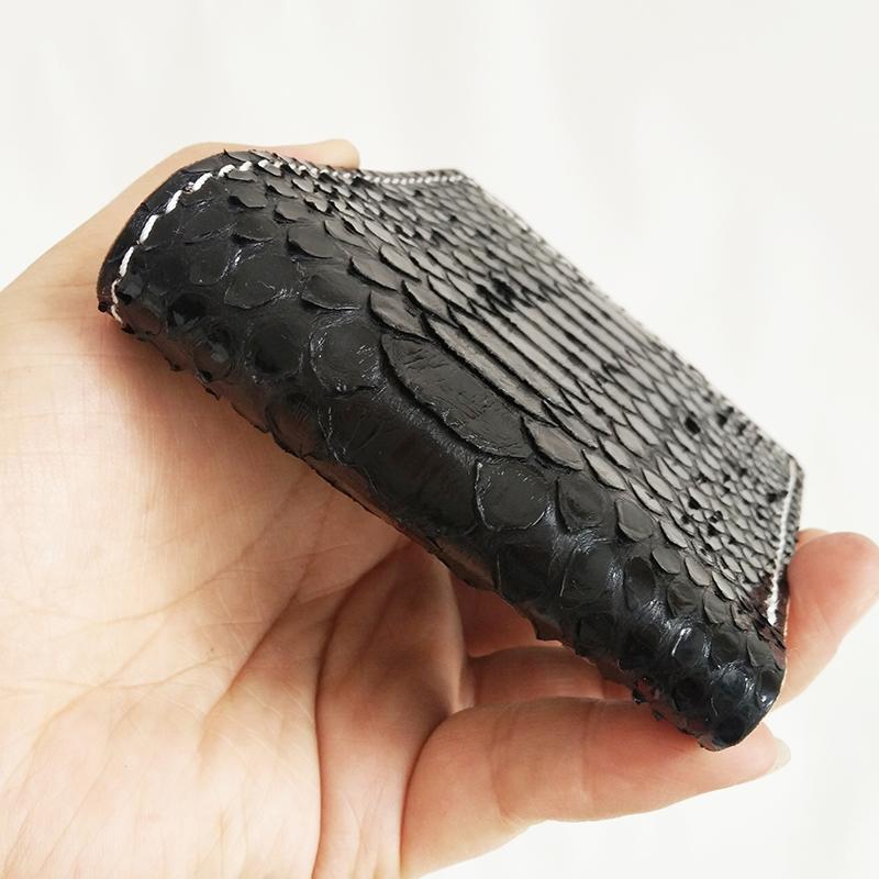 Men's Leather Wallets Vintage Crocodile Card Holder Short Style