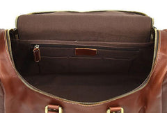 Cool Leather Mens Duffle Bag Travel Bag Weekender Bag Overnight Bag for Men - imessengerbags