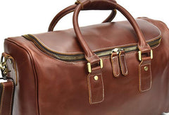 Cool Leather Mens Duffle Bag Travel Bag Weekender Bag Overnight Bag for Men - imessengerbags