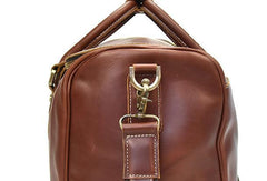 Cool Leather Mens Duffle Bag Travel Bag Weekender Bag Overnight Bag for Men - imessengerbags
