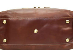 Cool Leather Mens Duffle Bag Travel Bag Weekender Bag Overnight Bag for Men - imessengerbags