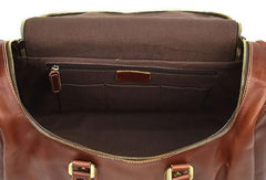 Cool Leather Mens Duffle Bag Travel Bag Weekender Bag Overnight Bag for Men - imessengerbags