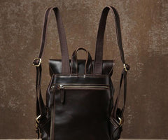 Handmade Genuine Leather Mens Cool Backpack Sling Bag Large Travel Bag Hiking Bag for Men