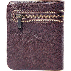Handmade Genuine Leather Mens Cool billfold Leather Wallet Men Small Wallets Bifold for Men - imessengerbags