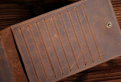 Cool Mens Leather Long Wallet Card Wallet Cool Long Multi Card Wallet for Men