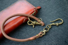 Handmade Leather Cool Punk Rock Eagle Wallet Chain Biker Trucker Wallet Chain Trucker Wallet Chain for Men