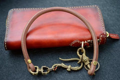 Handmade Leather Cool Punk Rock Eagle Wallet Chain Biker Trucker Wallet Chain Trucker Wallet Chain for Men