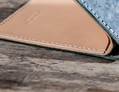 Handmade Leather Men Small Wallet Bifold Vintage Wallet for Men - imessengerbags
