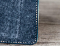 Handmade Leather Men Small Wallet Bifold Vintage Wallet for Men - imessengerbags
