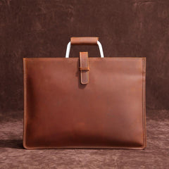 Handmade Leather Men Vintage Briefcase Handbag Laptop Bag For Men - imessengerbags