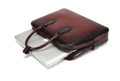 Handmade Leather Mens Briefcase Work Bag Laptop Bag Business Bag for Men - imessengerbags