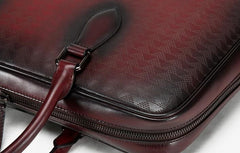 Handmade Leather Mens Briefcase Work Bag Laptop Bag Business Bag for Men - imessengerbags