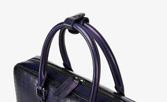Handmade Leather Mens Briefcase Work Bag Laptop Bag Business Bag for Men - imessengerbags