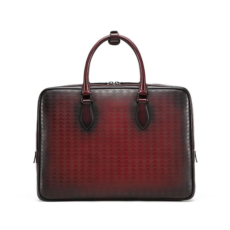 Handmade Leather Mens Briefcase Work Bag Laptop Bag Business Bag for Men - imessengerbags