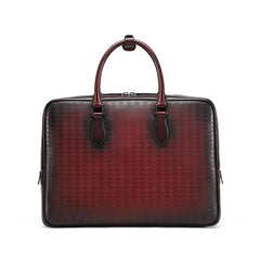 Handmade Leather Mens Briefcase Work Bag Laptop Bag Business Bag for Men - imessengerbags